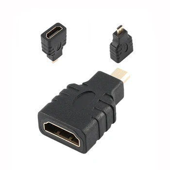 Universal Micro HDMI Male To HDMI Female Type D Male Gold Extension Adapter F/M Converter Connector
Universal Micro HDMI Male To HDMI Female Type D Male Gold Extension Adapter F/M Converter Connector