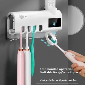 Toothbrush sterilizer uv perforation toilet sterilization wall hanging rack electric suction wall the best protect for your teet
Toothbrush sterilizer uv perforation toilet sterilization wall hanging rack electric suction wall the best protect for your teet