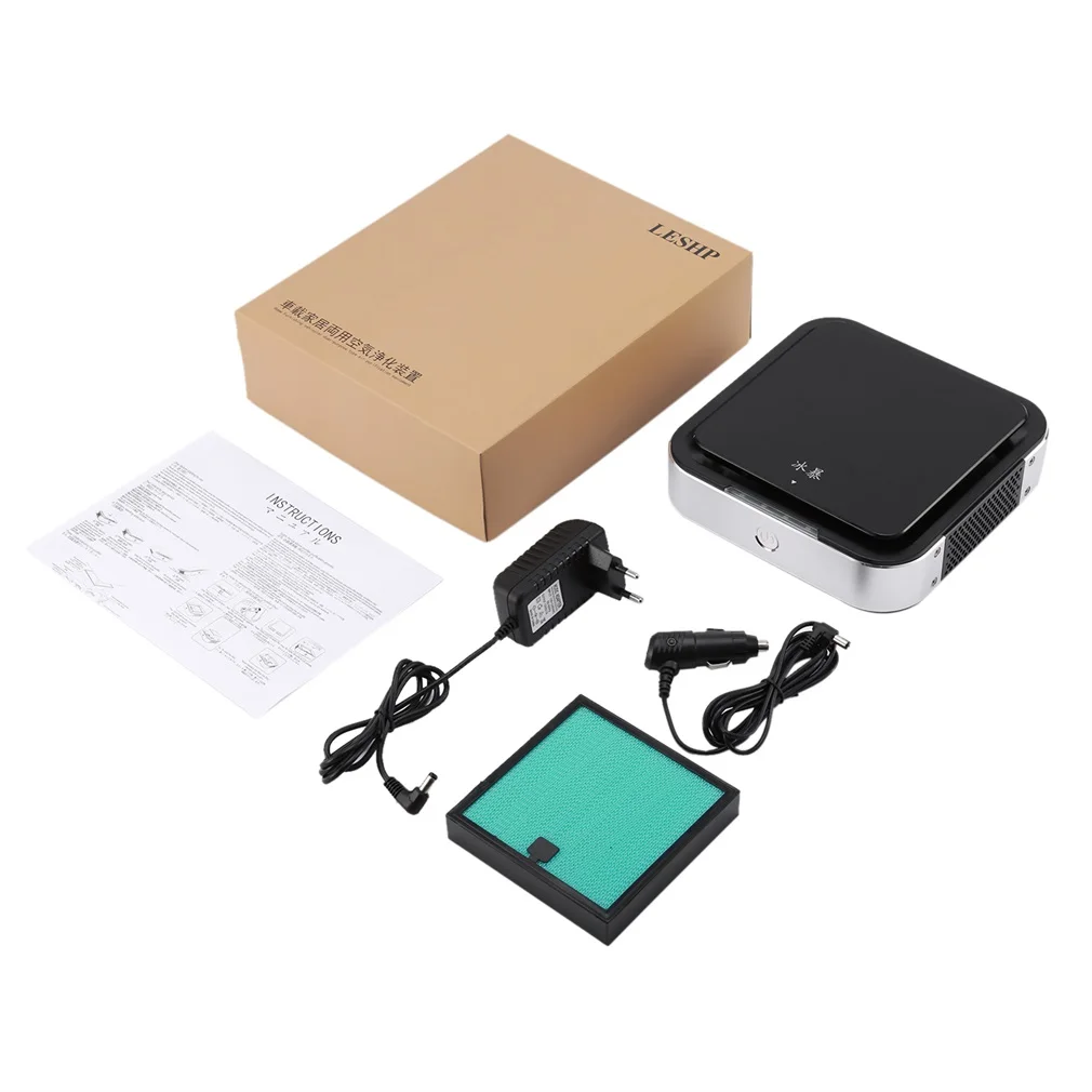 LESHP Anion Air Purifier Electrostatic Adsorption Dust Removal Intelligent Stepless Speed Control for Car Home Office
LESHP Anion Air Purifier Electrostatic Adsorption Dust Removal Intelligent Stepless Speed Control for Car Home Office