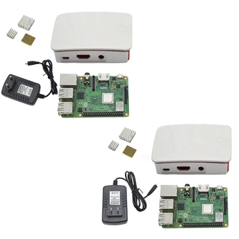 4 in 1 for Raspberry Pi 3 Model B+(Plus) Board + Abs Case + 5V 3A Power Adapter + Heatsink Kit for Raspberry Pi 3B+
4 in 1 for Raspberry Pi 3 Model B+(Plus) Board + Abs Case + 5V 3A Power Adapter + Heatsink Kit for Raspberry Pi 3B+