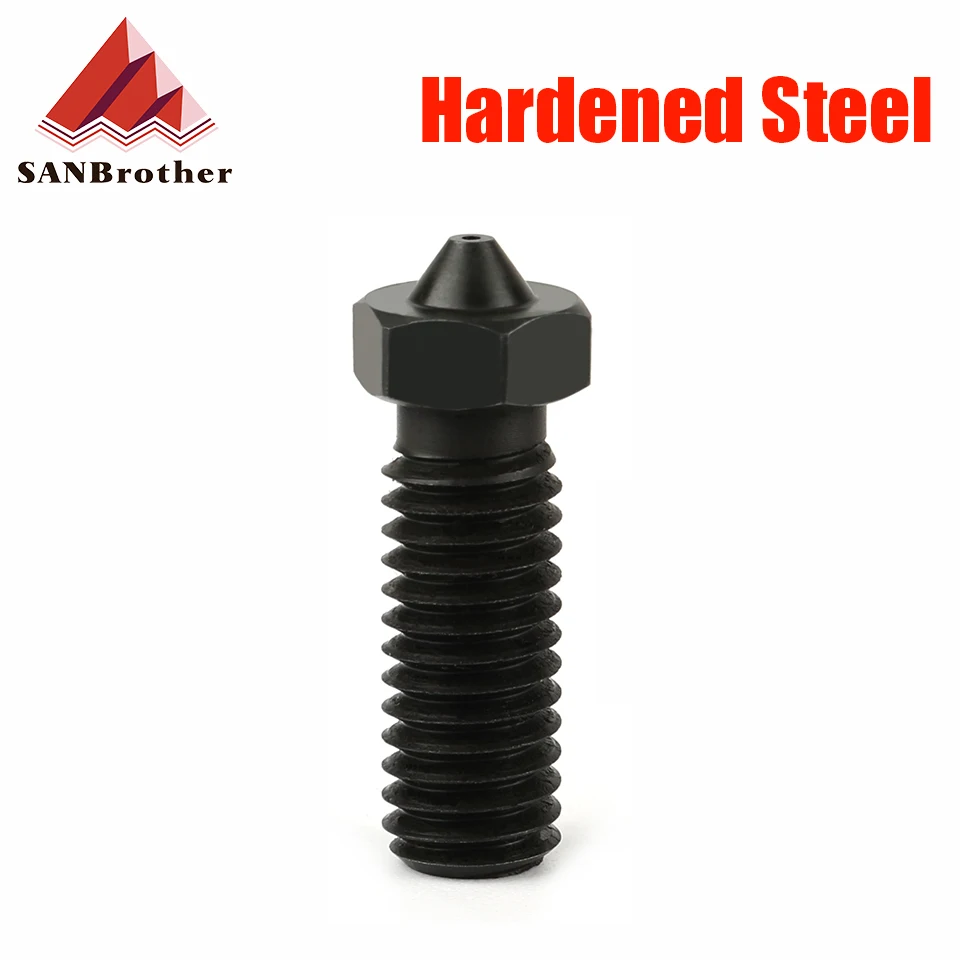 1PC Hardened Steel Volcano Nozzles For High Temperature 3D Printing PEI PEEK Carbon Fiber Filament For E3D Volcano Hotend
1PC Hardened Steel Volcano Nozzles For High Temperature 3D Printing PEI PEEK Carbon Fiber Filament For E3D Volcano Hotend