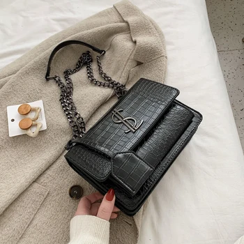 Alligator Pattern Fashion Women Handbags 2020 PU Leather Cover Chain Messenger Crossbody Bag For Daily Female Designer Handbag
Alligator Pattern Fashion Women Handbags 2020 PU Leather Cover Chain Messenger Crossbody Bag For Daily Female Designer Handbag
