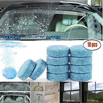 10Pcs (1PCS = 4L Water) Effervescent Cleaner Tablets Multi-function Kitchen Cleaner Window Toilet Concentrated Spray Accessories
10Pcs (1PCS = 4L Water) Effervescent Cleaner Tablets Multi-function Kitchen Cleaner Window Toilet Concentrated Spray Accessories