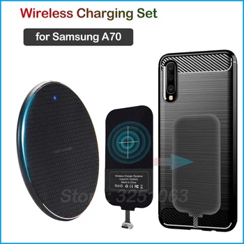 Qi Wireless Charging Device for Samsung Galaxy A70 Wireless Charger & USB Type C Adapter Charging Receiver Gift Phone Case A70
Qi Wireless Charging Device for Samsung Galaxy A70 Wireless Charger & USB Type C Adapter Charging Receiver Gift Phone Case A70