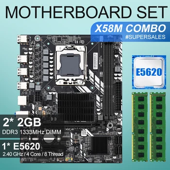 X58M LGA1366 dual channel motherboard set with E5620 and 2pcs 2gb ddr3 desktop memory
X58M LGA1366 dual channel motherboard set with E5620 and 2pcs 2gb ddr3 desktop memory