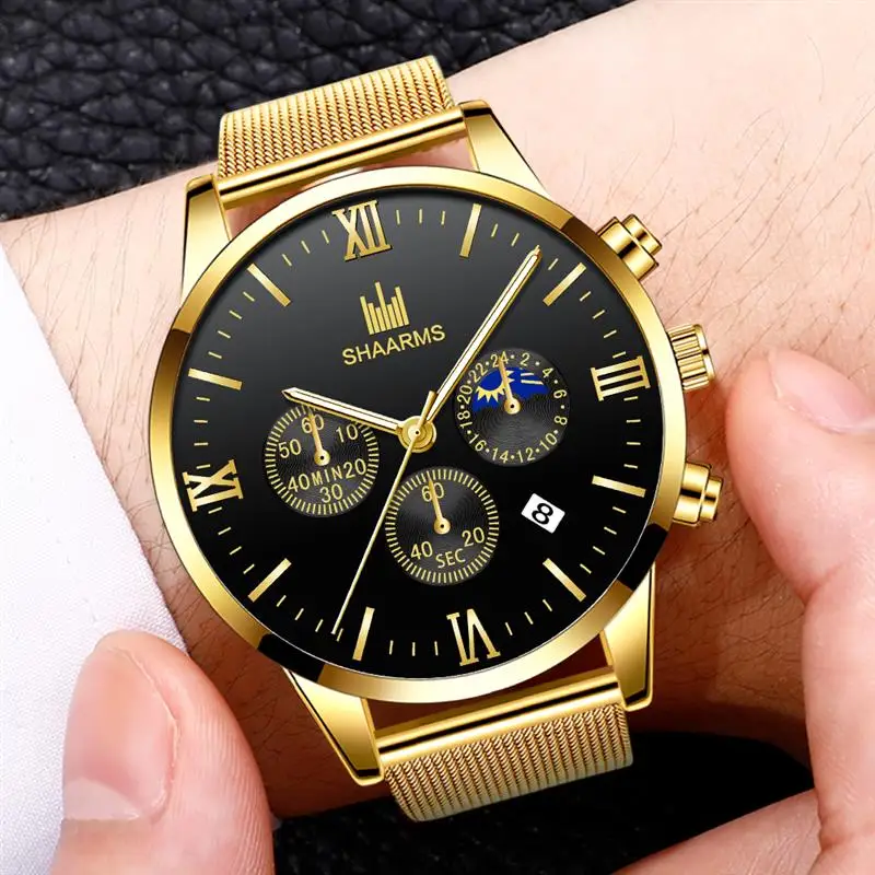 2019 New Men Stainless Steel Luxury Watch Moon Phase Decoration Ultra Thin Quartz Watches Man Wristwatch Date Clock Montre Homme
2019 New Men Stainless Steel Luxury Watch Moon Phase Decoration Ultra Thin Quartz Watches Man Wristwatch Date Clock Montre Homme