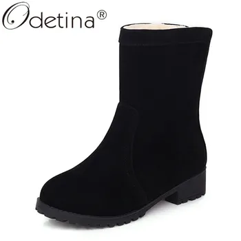 Odetina Women Winter Keep Warm Block Chunky Heel Snow Boots Ladies Fashion Back Zipper Casual Round Toe Faux Suede Ankle Boots
Odetina Women Winter Keep Warm Block Chunky Heel Snow Boots Ladies Fashion Back Zipper Casual Round Toe Faux Suede Ankle Boots