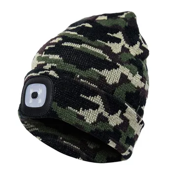 Winter Warm Elastic Beanie Cap Beanies Hats With LED Light Unisex Outdoor Cycling Hiking Knitted Hat 
Winter Warm Elastic Beanie Cap Beanies Hats With LED Light Unisex Outdoor Cycling Hiking Knitted Hat