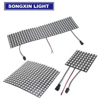 WS2812B Flexible Pixel 8x8 16x16 8x32 SK6812 Individuell Adressierbare Digitale led-modul Panel Flexible DIY Display Board DC5V
WS2812B Flexible Pixel 8x8 16x16 8x32 SK6812 Individuell Adressierbare Digitale led-modul Panel Flexible DIY Display Board DC5V