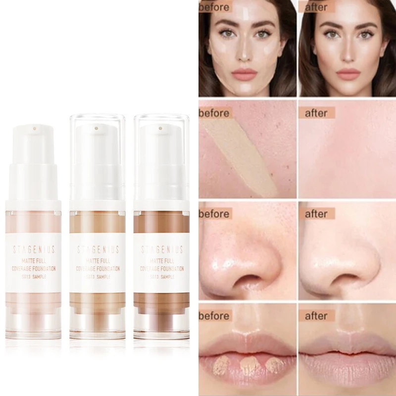 11-color Liquid Foundation Moisturizing Long-lasting Waterproof Full Concealer BB Cream Concealing Oil-control Liquid Foundation
11-color Liquid Foundation Moisturizing Long-lasting Waterproof Full Concealer BB Cream Concealing Oil-control Liquid Foundation
