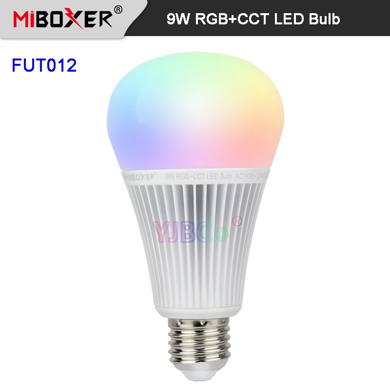 Miboxer FUT012 E27 9W RGB+CCT LED Bulb light AC110V 220V Smart led lamp DMX512 2.4G Remote /APP Control FUTD04 updated to FUT012
Miboxer FUT012 E27 9W RGB+CCT LED Bulb light AC110V 220V Smart led lamp DMX512 2.4G Remote /APP Control FUTD04 updated to FUT012