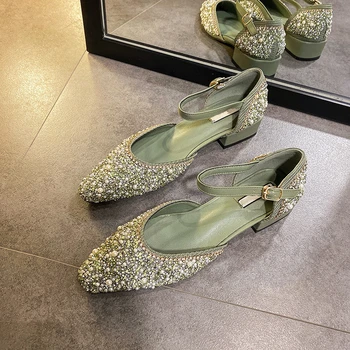 ZIMNAFR 2020 Women Fashion Style Sandals New Crystal Roman Shoes Fashion Chunky Heel Shoes Size 35-39
ZIMNAFR 2020 Women Fashion Style Sandals New Crystal Roman Shoes Fashion Chunky Heel Shoes Size 35-39