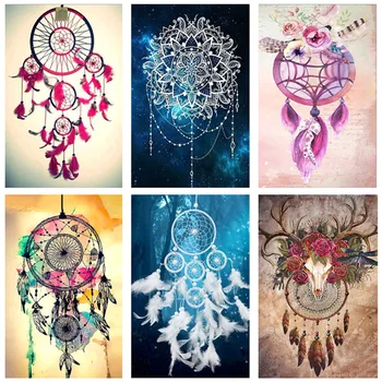 Full Round Diamond Embroidery Cross Stitch Dream Catcher Diamond Painting Mosaic Feather Needlework Gift Home Decor Mandala
Full Round Diamond Embroidery Cross Stitch Dream Catcher Diamond Painting Mosaic Feather Needlework Gift Home Decor Mandala
