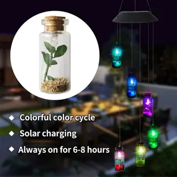 Solar Wind Chime Lamp Colorful Color Changing Light Hanging Outdoor Decorative Garden Light
Solar Wind Chime Lamp Colorful Color Changing Light Hanging Outdoor Decorative Garden Light