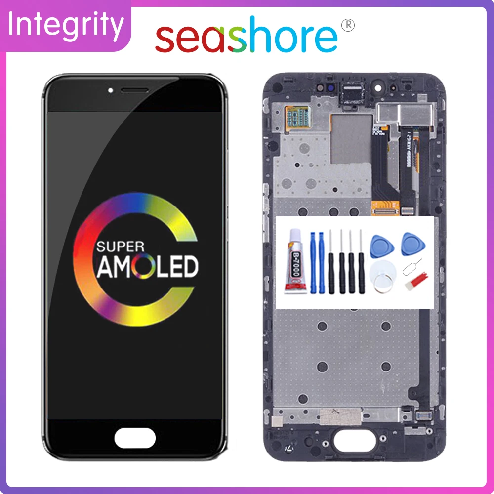 5.2"Original For MEIZU Pro 6 LCD Display Touch Screen Digitizer For Meizu Pro6 Display with Frame Replacement M570C M570Q M570M
5.2"Original For MEIZU Pro 6 LCD Display Touch Screen Digitizer For Meizu Pro6 Display with Frame Replacement M570C M570Q M570M