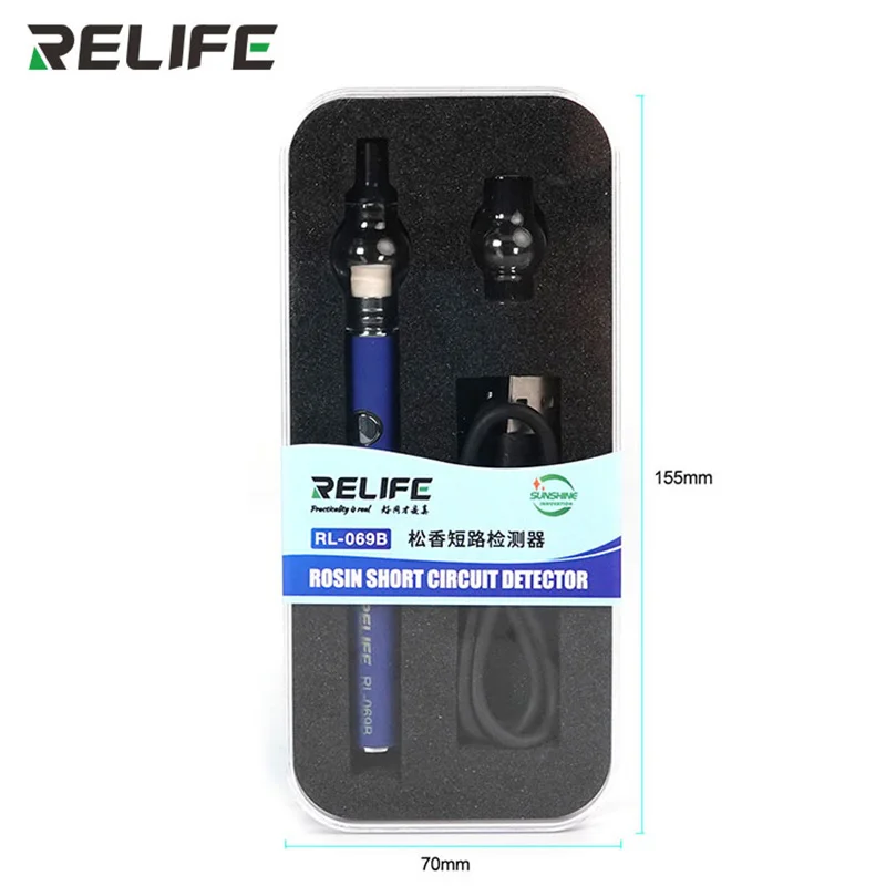 RELIFE RL-069B Rosin Short Circuit Detector USB Charging For Detecting Fault Points Of Mobile Phone Computer Motherboard 
RELIFE RL-069B Rosin Short Circuit Detector USB Charging For Detecting Fault Points Of Mobile Phone Computer Motherboard