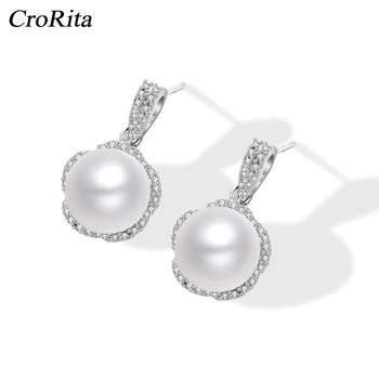 CroRita 925 Silver Needle Pearl Ear Stud Earrings For Women Jewelry Round Sparkling Zircon Earring 2020 New
CroRita 925 Silver Needle Pearl Ear Stud Earrings For Women Jewelry Round Sparkling Zircon Earring 2020 New