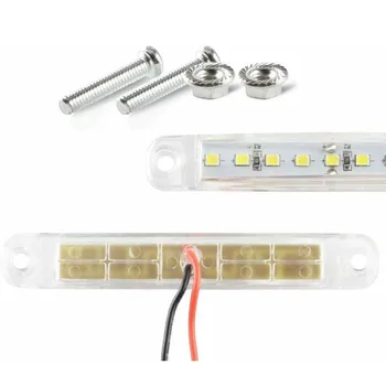 10pcs White 9-LED Sealed Side Marker Clearance Light Truck Trailer Lorry Bus 12V Easy Installation
10pcs White 9-LED Sealed Side Marker Clearance Light Truck Trailer Lorry Bus 12V Easy Installation