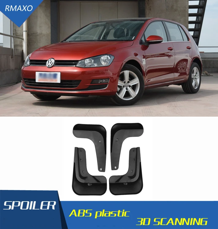 Брызговики передние модифицированные для Volkswagen Golf 7 MK7 2014 2018|Грязезащита| |