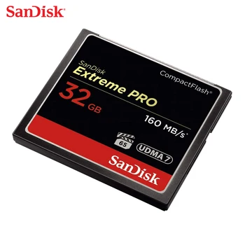 

Sandisk Extreme Pro CF Card 64GB 32GB 128GB Compactflash Memory Card Up to 160MB/s Read Speed for Digital Cameras/DSLR Camera