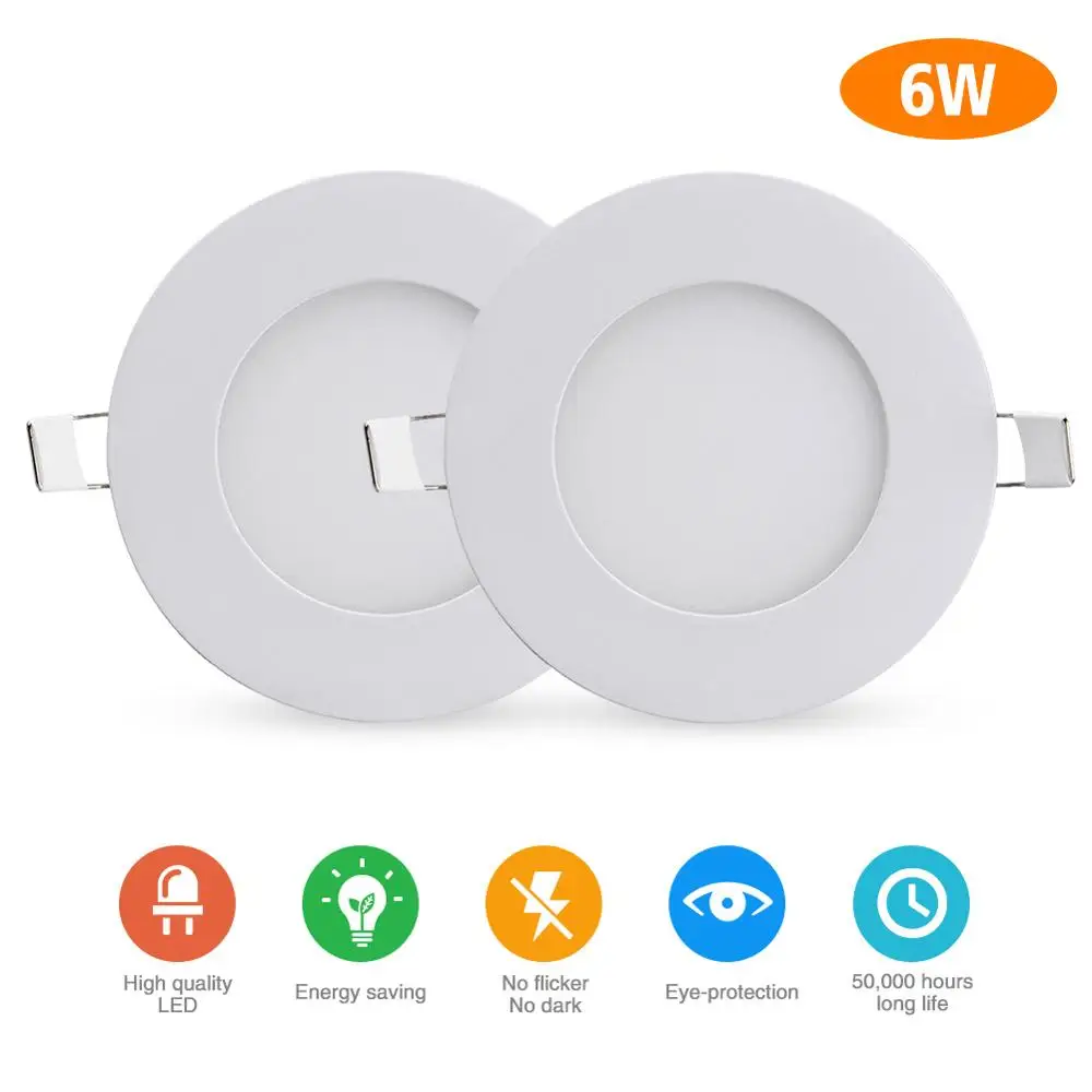 LED Ultra thin Downlight lamp LED Panel Light Ultra Thin Ceiling Recessed Downlight IP44 6W Round LED Spot Light AC 220V
LED Ultra thin Downlight lamp LED Panel Light Ultra Thin Ceiling Recessed Downlight IP44 6W Round LED Spot Light AC 220V