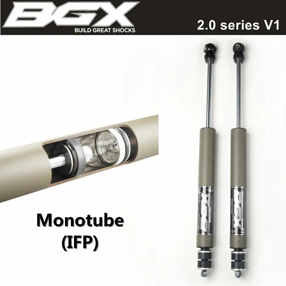 BGX MonoTube / IFP 2.0 Series Front Shocks for 07-18 J-eep W-rangler JK 0-1" Lift
BGX MonoTube / IFP 2.0 Series Front Shocks for 07-18 J-eep W-rangler JK 0-1" Lift