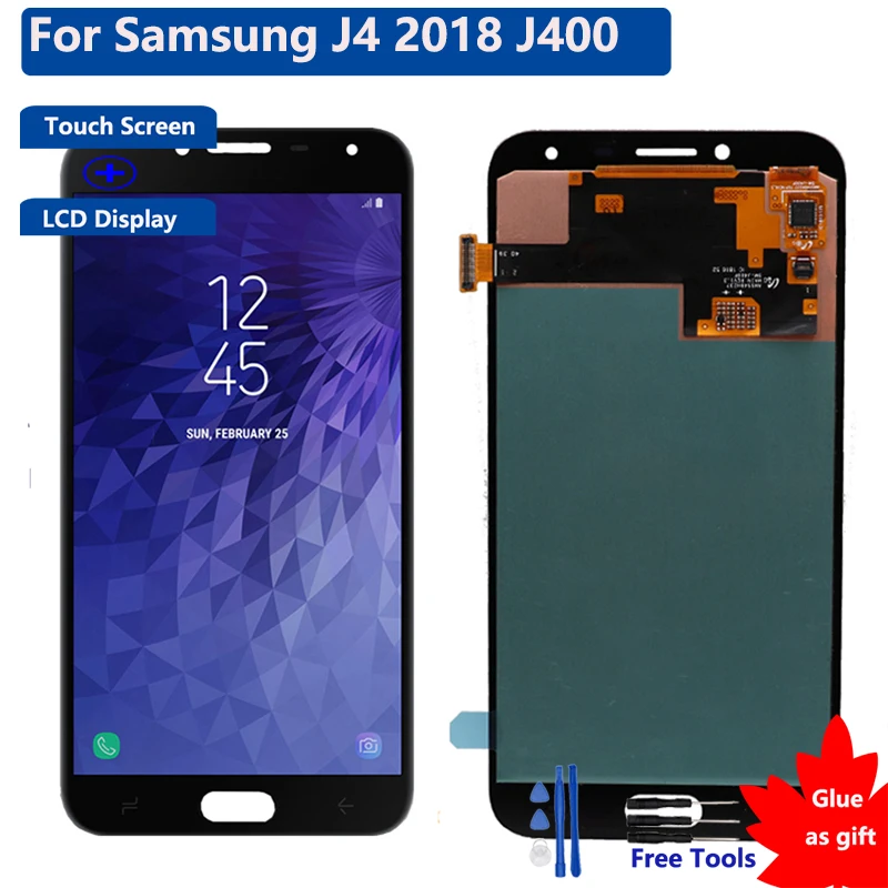 AMOLED For Samsung Galaxy J4 2018 Display Touch Screen LCD Display Digitizer Assembly For Samsung Galaxy J4 2018 J400 J400F
AMOLED For Samsung Galaxy J4 2018 Display Touch Screen LCD Display Digitizer Assembly For Samsung Galaxy J4 2018 J400 J400F