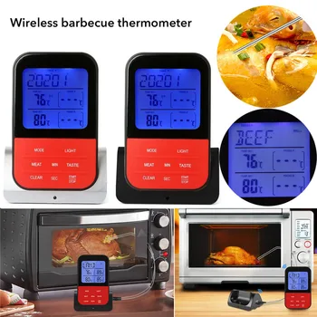 Meat Thermometer Waterproof Dual Probes With Kitchen Cooking Backlight LCD Screen Wireless Food Thermometer For Meat Grill BBQ
Meat Thermometer Waterproof Dual Probes With Kitchen Cooking Backlight LCD Screen Wireless Food Thermometer For Meat Grill BBQ