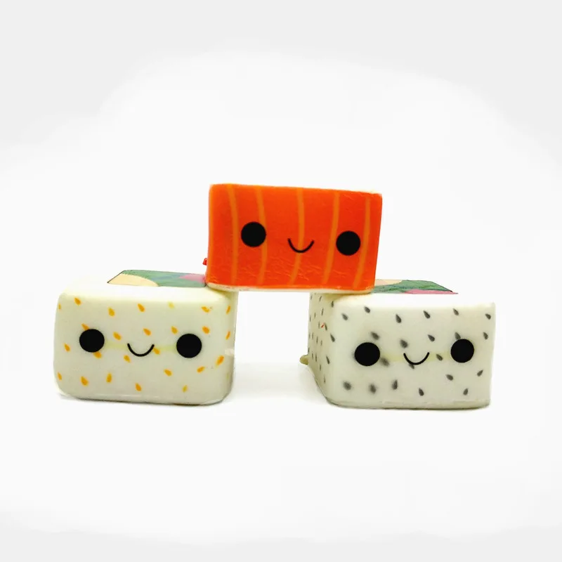 European Style Cartoon Pu Chunks Memory Foam Expression Squishy Model Food Set Three-in-One Bead Necklace Pendant
European Style Cartoon Pu Chunks Memory Foam Expression Squishy Model Food Set Three-in-One Bead Necklace Pendant