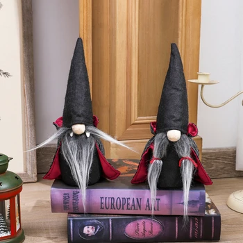 Halloween Dwarves Faceless Decoration Doll Black Witch Gnome Christmas Halloween Hanging Ornament Doll Decor 
Halloween Dwarves Faceless Decoration Doll Black Witch Gnome Christmas Halloween Hanging Ornament Doll Decor