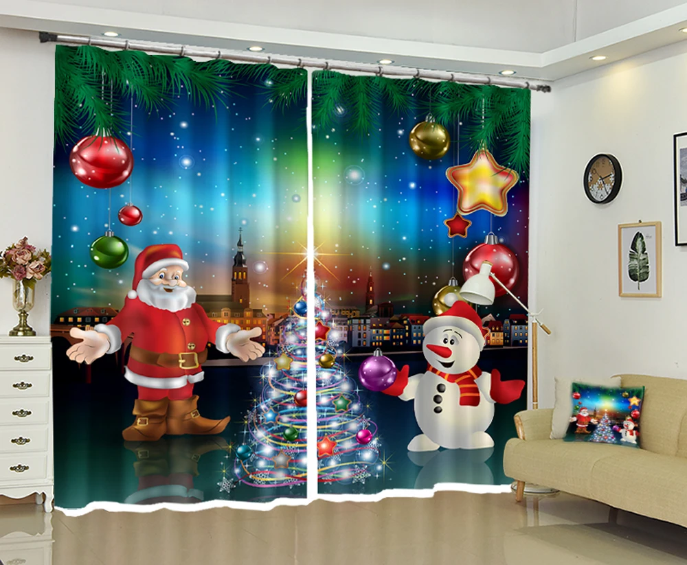 Personality 3D blackout curtains to map custom size shop theme hotel happy new year christmas gift ins style decoration
Personality 3D blackout curtains to map custom size shop theme hotel happy new year christmas gift ins style decoration