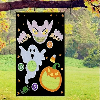Pumpkin Hanging Toss Game Felt Banner Curtain for Adults Kids Halloween Party Decorations Fun Props Party Accessories
Pumpkin Hanging Toss Game Felt Banner Curtain for Adults Kids Halloween Party Decorations Fun Props Party Accessories