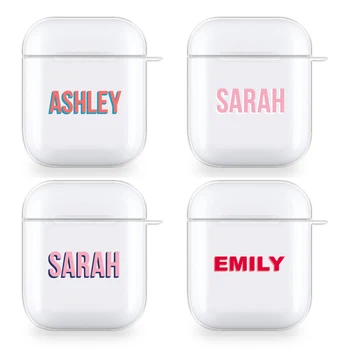 Pink PERSONALISED Name INITIALS MONOGRAM Earphone Case For Apple AirPods 1 2 Soft TPU Transparent Cover For Airpods Accessories
Pink PERSONALISED Name INITIALS MONOGRAM Earphone Case For Apple AirPods 1 2 Soft TPU Transparent Cover For Airpods Accessories