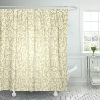 Victorian Yellow Pattern Damask Vintage Floral Leaf Swirly Shower Curtain Waterproof Fabric 60 x 72 Inches Set with Hooks 
Victorian Yellow Pattern Damask Vintage Floral Leaf Swirly Shower Curtain Waterproof Fabric 60 x 72 Inches Set with Hooks