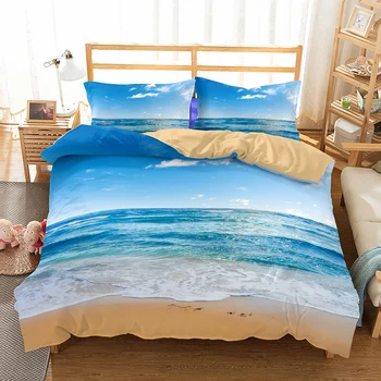 Soft Microfiber Duvet Cover Ocean Wave Sky Scenery Bedding Set Home Hotel Bedspread Single Double Queen Bed Comforter Pillow Set
Soft Microfiber Duvet Cover Ocean Wave Sky Scenery Bedding Set Home Hotel Bedspread Single Double Queen Bed Comforter Pillow Set