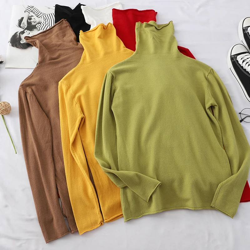 Heliar 2019 Autumn High-collar T-shirt Women's New Autumn andWinter Women's Clothes with Slim CottonLong Sleeve T-shir
Heliar 2019 Autumn High-collar T-shirt Women's New Autumn andWinter Women's Clothes with Slim CottonLong Sleeve T-shir