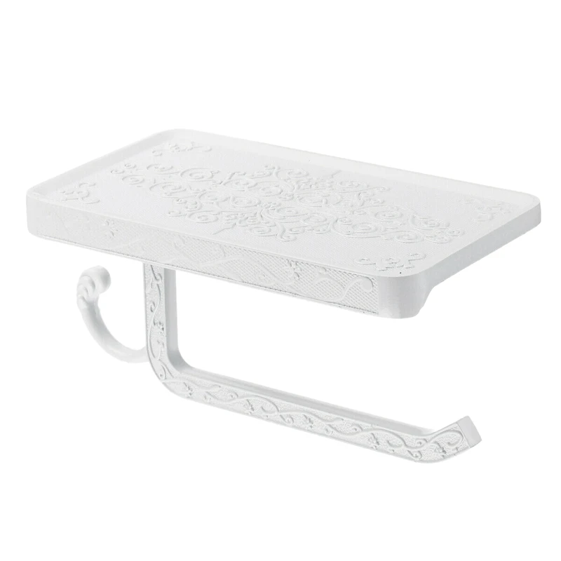 1Pcs Stainless Steel Wall Mounted Toilet Roll Tissue Holder Stand Phone Shelf Bathroom Paper Holder
1Pcs Stainless Steel Wall Mounted Toilet Roll Tissue Holder Stand Phone Shelf Bathroom Paper Holder