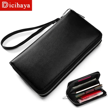 DICIHAYA Purse Women Red black pink Coffee Slivery Solid Wallet Female Cowhide Leather Long Women Cellphone Bag 2020 Card Holder
DICIHAYA Purse Women Red black pink Coffee Slivery Solid Wallet Female Cowhide Leather Long Women Cellphone Bag 2020 Card Holder
