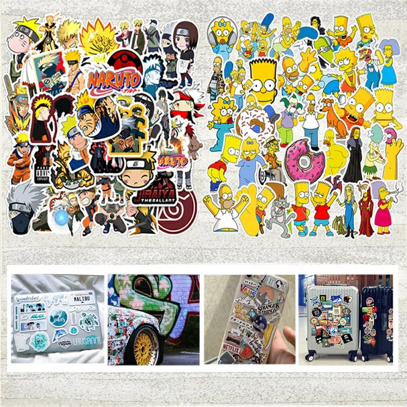 50pcs Anime NARUTO&The Simpsons Fun Yellow Stickers For Laptop Air conditioner Suitcase Fridge Waterproof Intersting Stickers
50pcs Anime NARUTO&The Simpsons Fun Yellow Stickers For Laptop Air conditioner Suitcase Fridge Waterproof Intersting Stickers