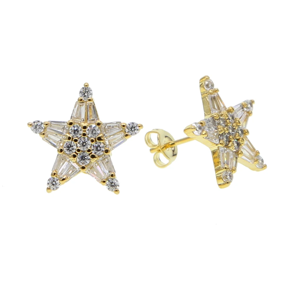 star stud earring for 2019 christmas gift new design sparking