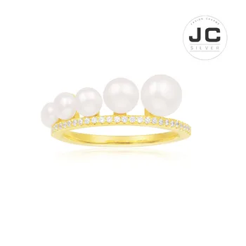 New Fashion Charms Sterling Silver Original Copy Jewelry,Yellow Silver Ring With Pearls For Women With Mono Logo Zircon Gift Box
New Fashion Charms Sterling Silver Original Copy Jewelry,Yellow Silver Ring With Pearls For Women With Mono Logo Zircon Gift Box