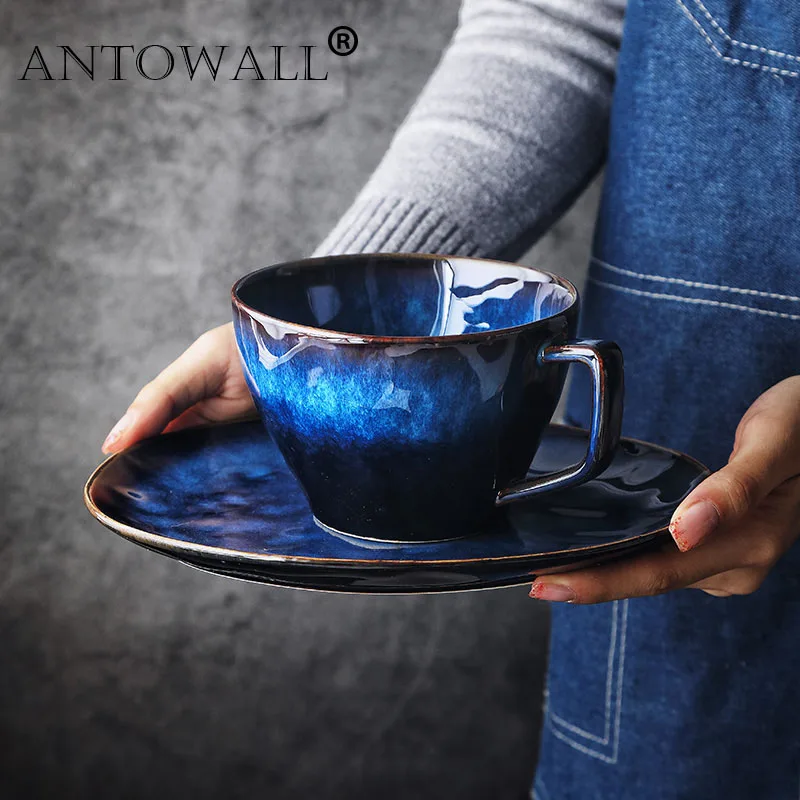 

Набор посуды ANTOWALL для одного человека в европейском стиле, креативная посуда для завтрака в западном стиле, домашняя керамическая тарелка, чашка для молока миска для овсяной каши