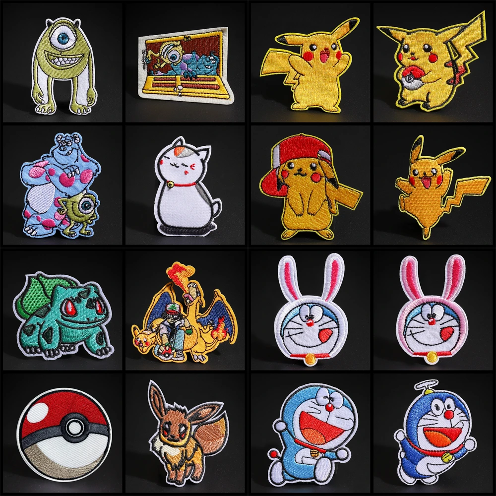 Pikachu Pokemon Monster Iron on Patches Pocket Monste Pikachu Movie Embroidered Iron Patches for Garment Decoration
Pikachu Pokemon Monster Iron on Patches Pocket Monste Pikachu Movie Embroidered Iron Patches for Garment Decoration