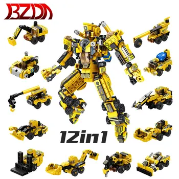 BZDA 2020 New Creative Building Blocks City Project Mecha 12 In 1 Engineering Deformation Autobot Blocks Model Boy Child Toy
BZDA 2020 New Creative Building Blocks City Project Mecha 12 In 1 Engineering Deformation Autobot Blocks Model Boy Child Toy