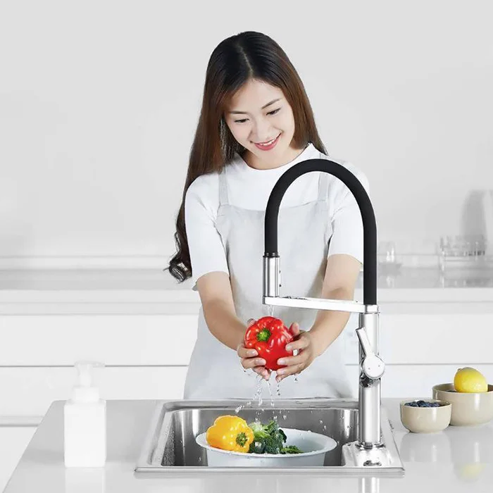 Dabai Magnetic Adsorption Kitchen Faucet 300 degrees Rotatable U-shaped universal hose faucet Patented net lead
Dabai Magnetic Adsorption Kitchen Faucet 300 degrees Rotatable U-shaped universal hose faucet Patented net lead