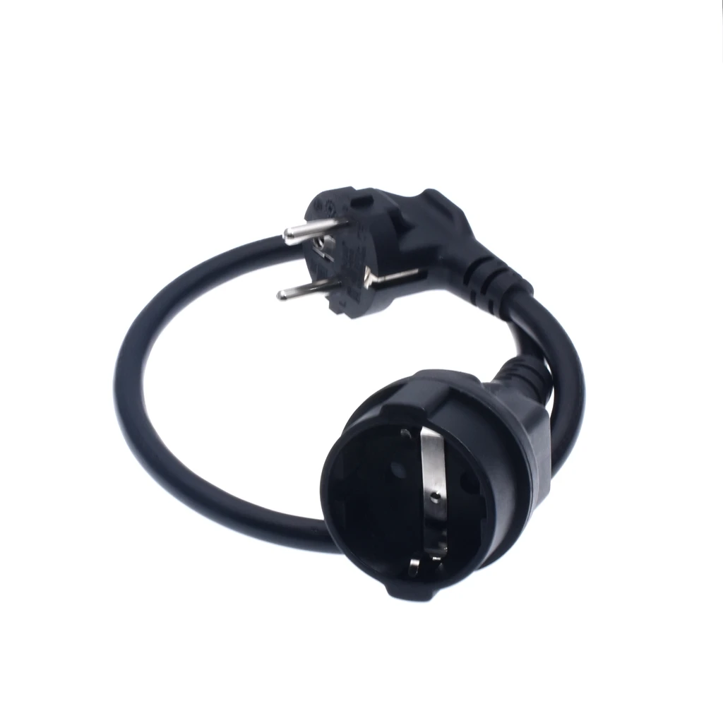 Euro Female Power cable Schuko male To Female European extension cable CEE7/3 to CEE7/7 Exchange Cable 16A High Power 50cm
Euro Female Power cable Schuko male To Female European extension cable CEE7/3 to CEE7/7 Exchange Cable 16A High Power 50cm