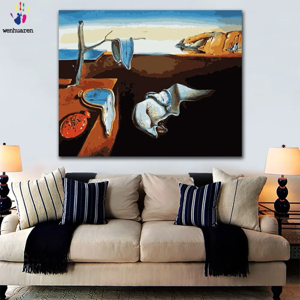 DIY colorings pictures by numbers with colors The Persistence of Memory picture drawing painting by numbers framed Home
DIY colorings pictures by numbers with colors The Persistence of Memory picture drawing painting by numbers framed Home