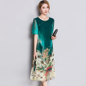 Summer Silk Dress Women Floral Beach Vintage Dress Elegant Party Ladies Dresses Midi Vestidos De Verano 2020 G103 KJ3884
Summer Silk Dress Women Floral Beach Vintage Dress Elegant Party Ladies Dresses Midi Vestidos De Verano 2020 G103 KJ3884