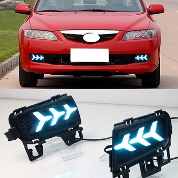 CSCSNL 1 Pair LED DRL Daytime Running Light Daylight Waterproof with yellow Signal For Mazda 6 Mazda6 2006 2007 2008 2009
CSCSNL 1 Pair LED DRL Daytime Running Light Daylight Waterproof with yellow Signal For Mazda 6 Mazda6 2006 2007 2008 2009