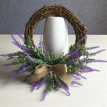 Artificial Flowers Lavender Bow Wreath Spring Wreath Outdoor for Front Door Q39B
Artificial Flowers Lavender Bow Wreath Spring Wreath Outdoor for Front Door Q39B
